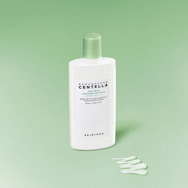 Saules aizsargpieniņš SKIN1004 Madagascar Centella Tea-Trica Soothing Sun Milk SPF50+ PA++++