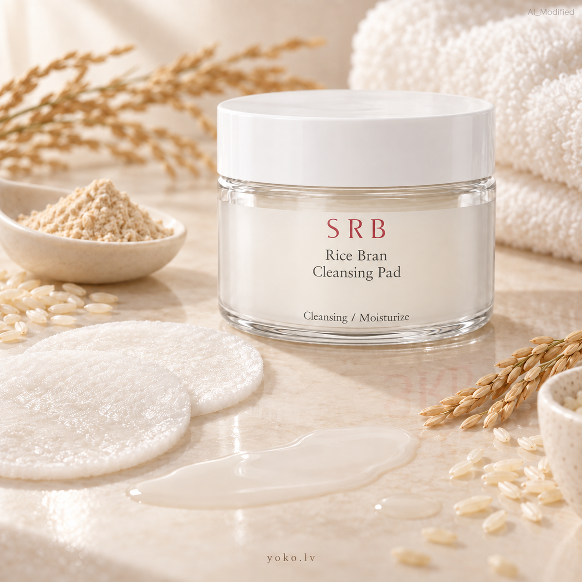 Attīrošie spilventiņi SRB Rice Bran Cleansing Pad