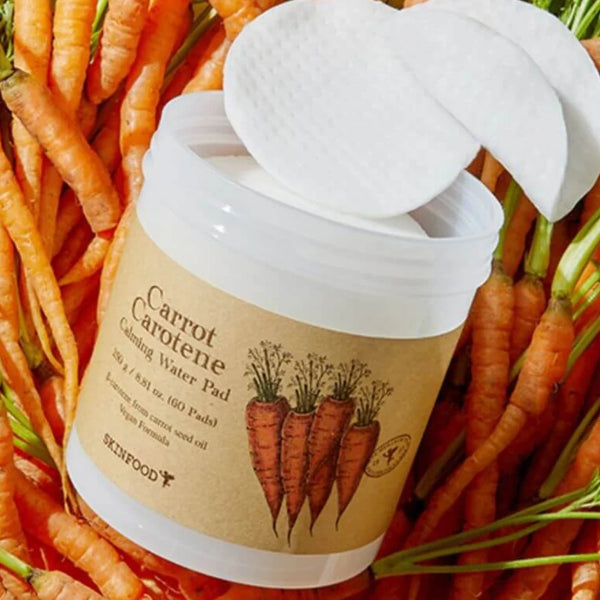 Тонизирующие пэды Skinfood Carrot Carotene Calming Water Pad