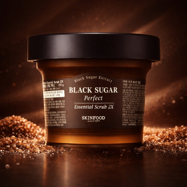 Sejas skrubis Skinfood Black Sugar Perfect Essential Scrub 2X