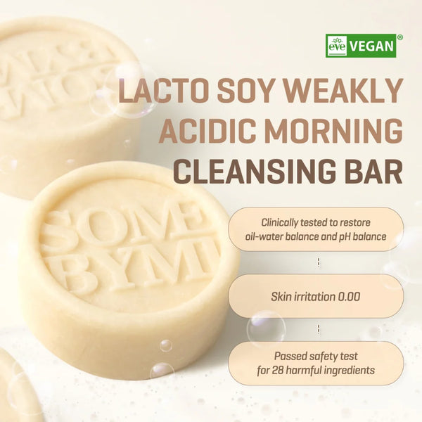 Ziepes sejai ar laktobaktērijām Some By Mi Lactosoy Low pH Morning Cleansing Bar