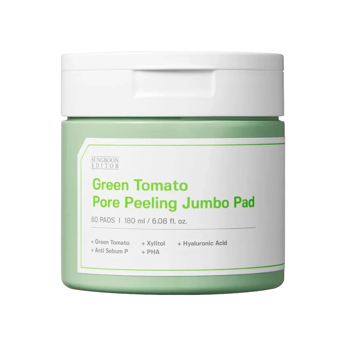 Пилинг-пэды Sungboon Editor Green Tomato Pore Peeling Jumbo Pad