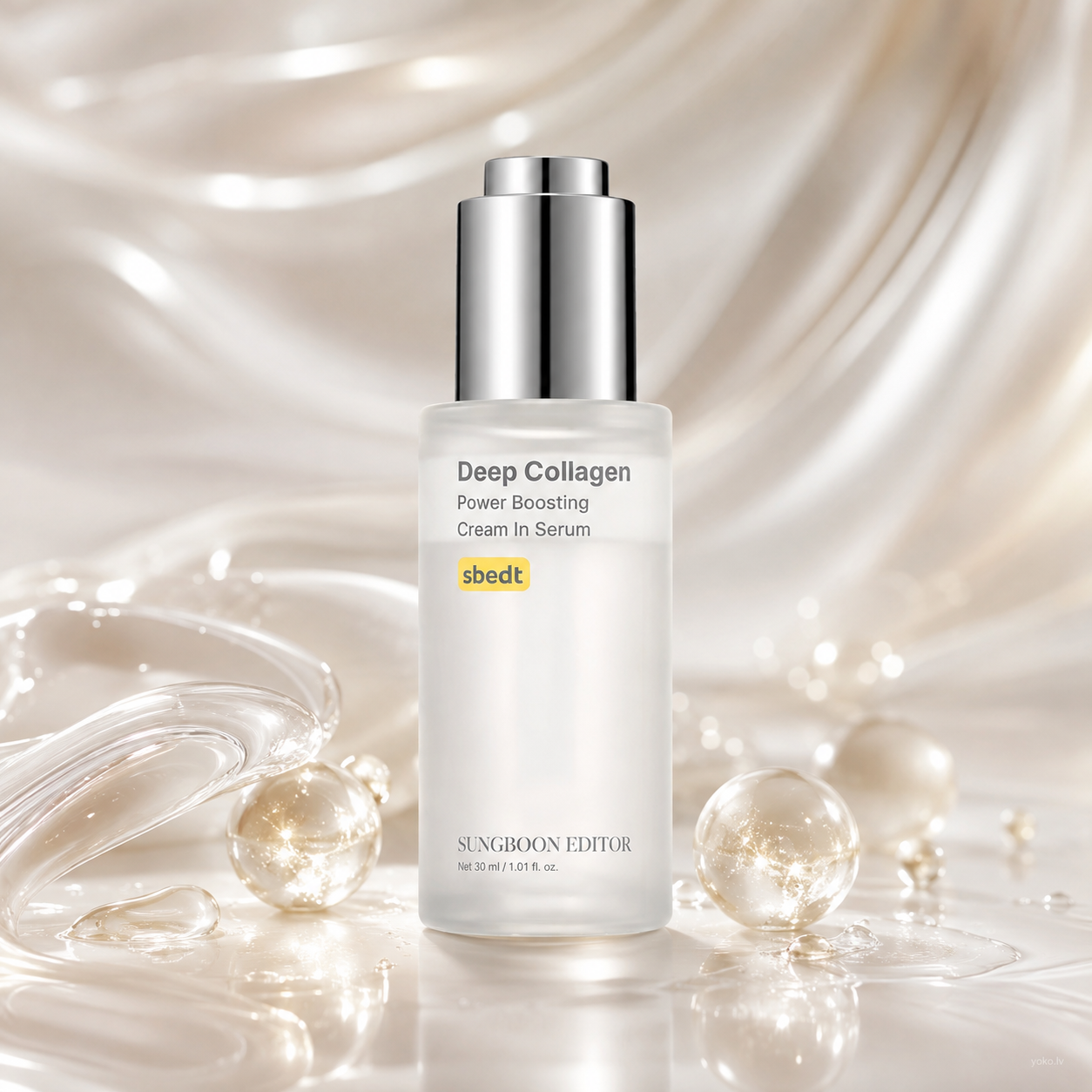Divfāžu krēms-serums Sungboon Editor Deep Collagen Power Boosting Cream In Serum