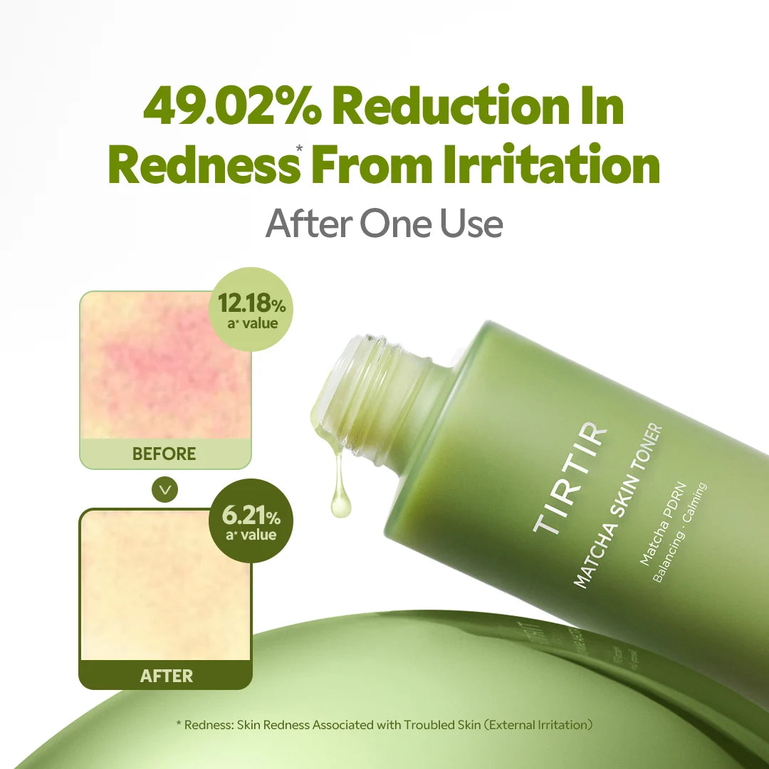 Nomierinošs toneris TIRTIR Matcha Skin Toner