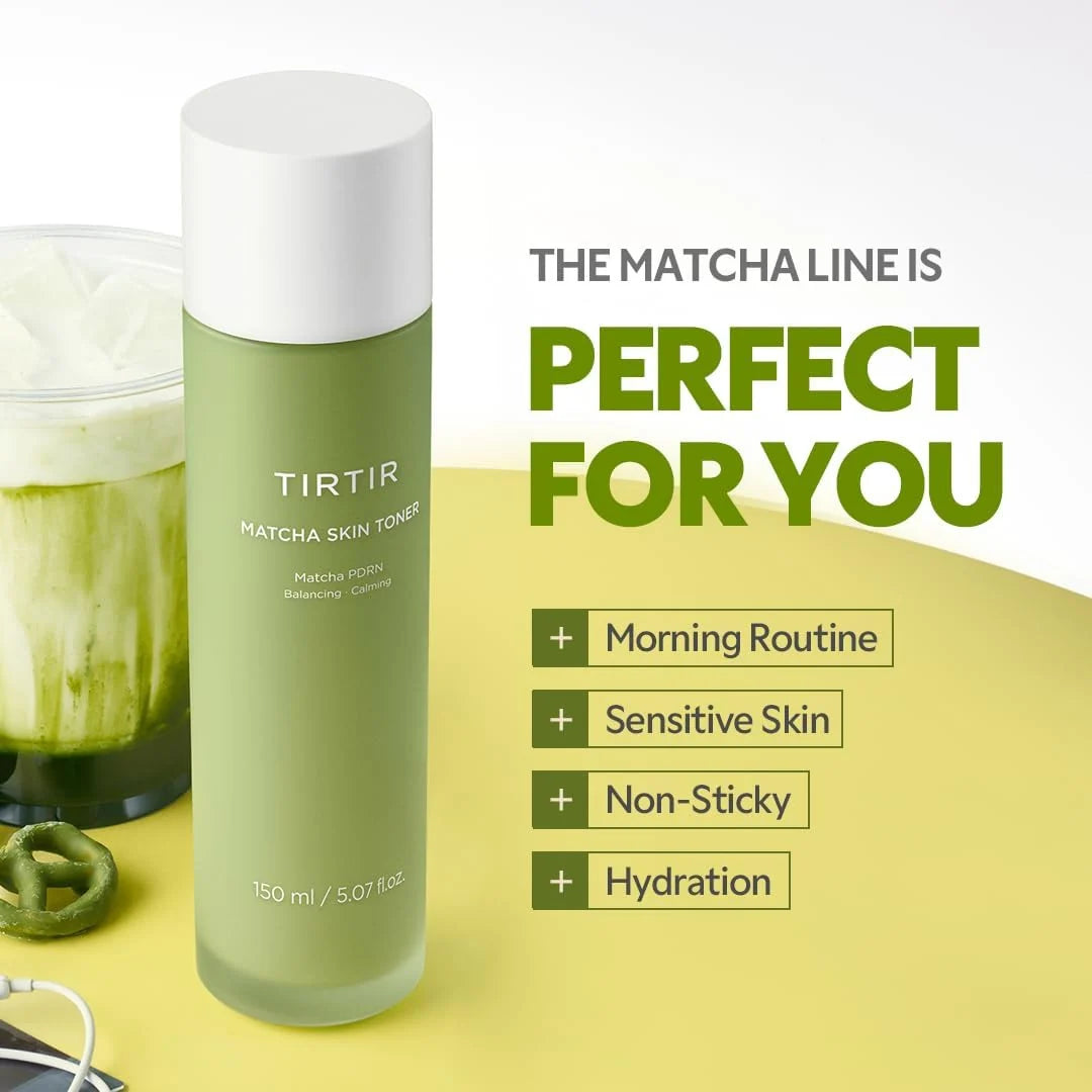 Nomierinošs toneris TIRTIR Matcha Skin Toner