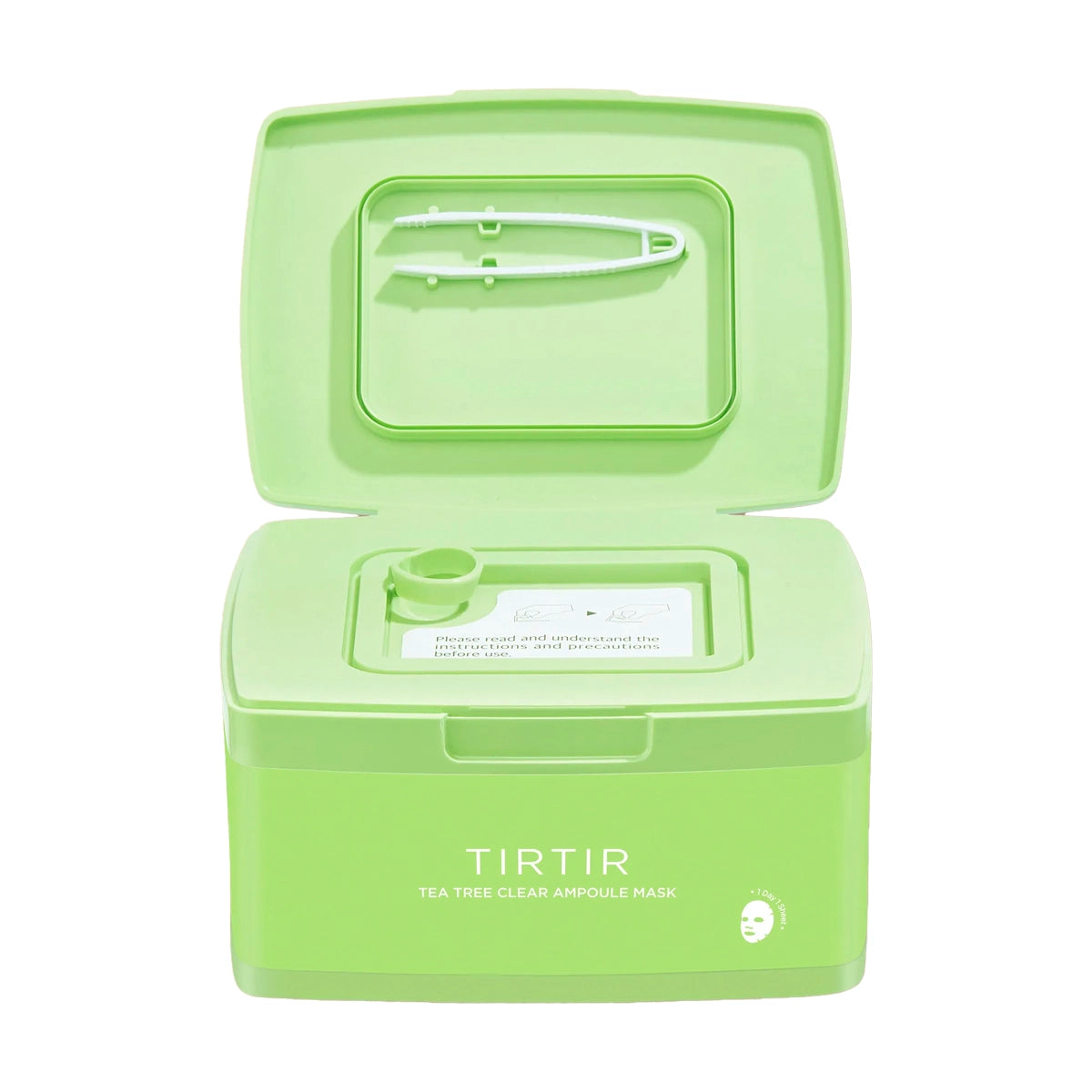 Nomierinošu sejas masku komplekts TIRTIR Tea Tree Clear Ampoule Mask