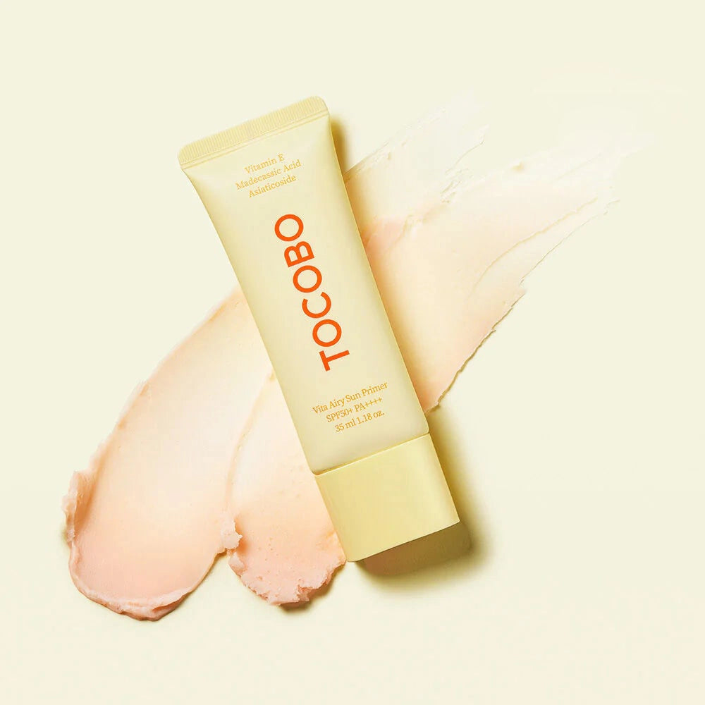 Saules aizsargpraimeris poru sašaurināšanai Tocobo Vita Airy Sun Primer SPF50+ PA++++