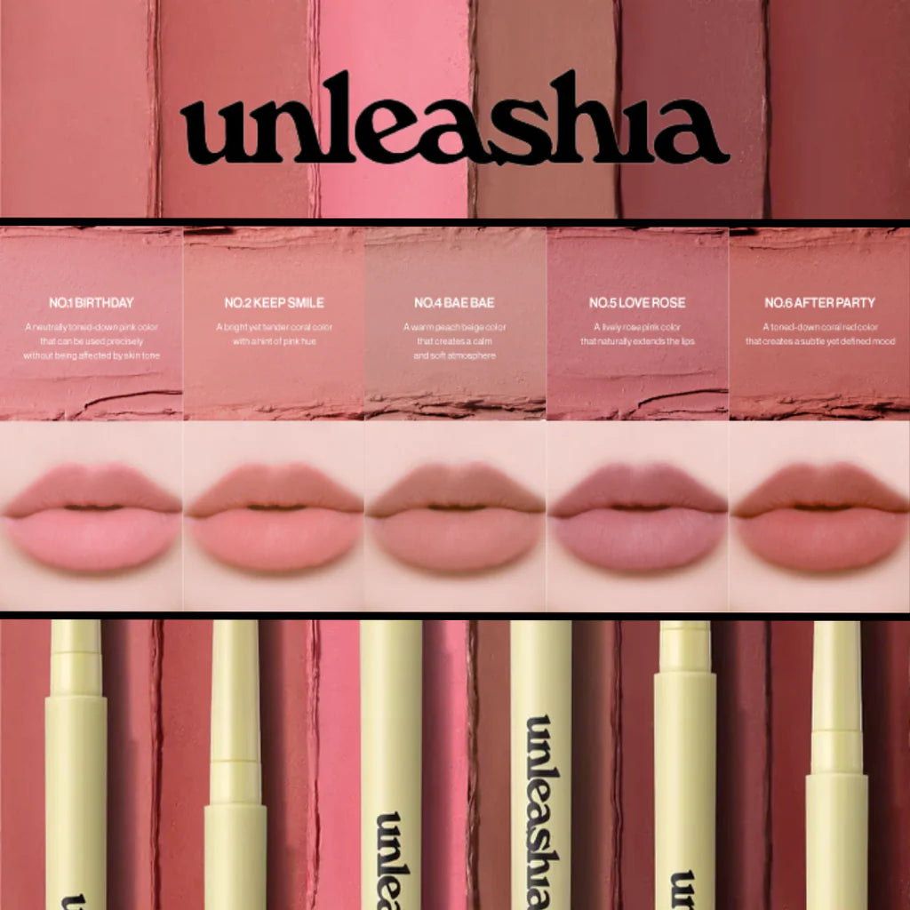 Universāls krēmveida zīmulis lūpām un grima izveidei UNLEASHIA Oh! Happy Day Lip Pencil