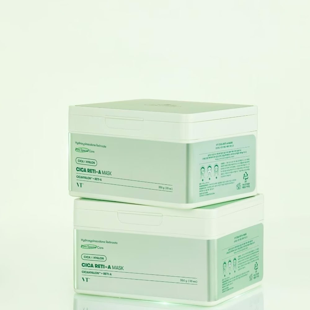 Masku komplekts ar retinolu VT Cosmetics CICA Reti-A Mask