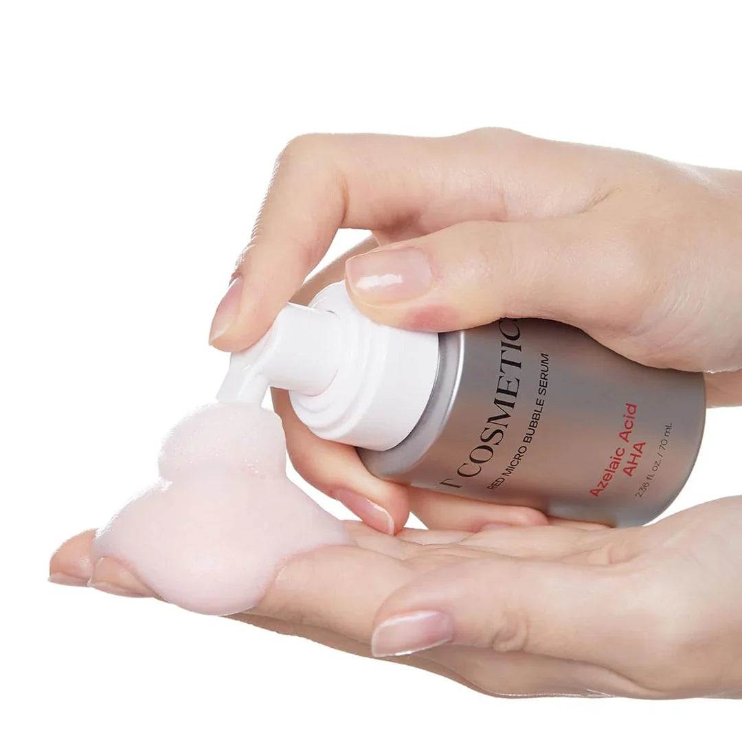 Burbuļserums ar azelaīnskābi VT Cosmetics Red Micro Bubble Serum Azelaic Acid AHA