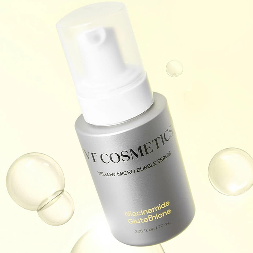 Пузырьковая сыворотка против пигментации VT Cosmetics Yellow Micro Bubble Serum Niacinamide Glutathione
