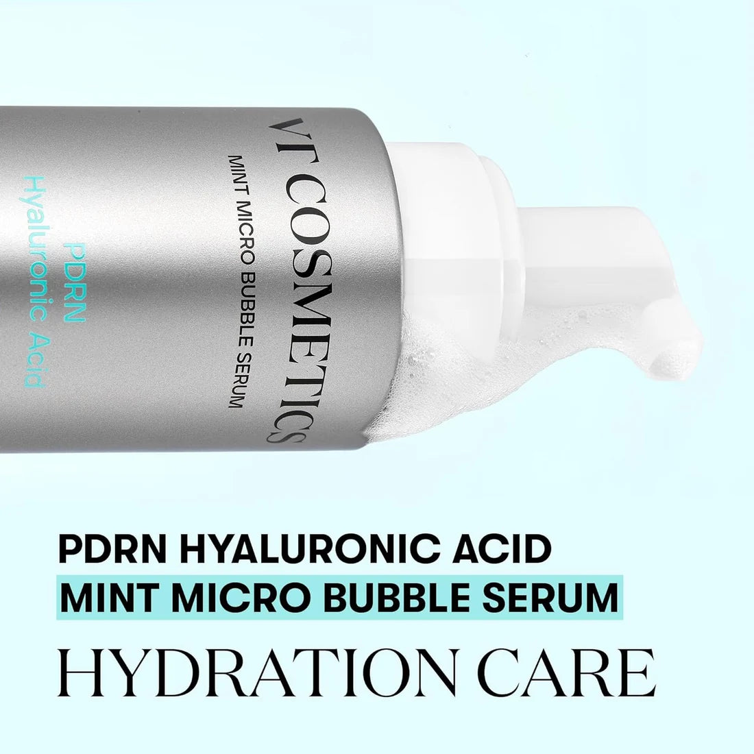 Mitrinošs burbuļserums VT Cosmetics Mint Micro Bubble Serum PDRN Hyaluronic Acid