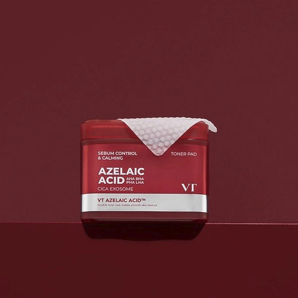 Skābju tonerspilventiņi problemātiskai ādai VT Cosmetics Az Care Toner Pad