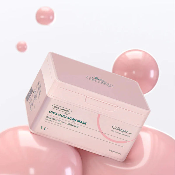 Набор тканевых масок с коллагеном для эластичности кожи VT Cosmetics Cica Collagen Mask