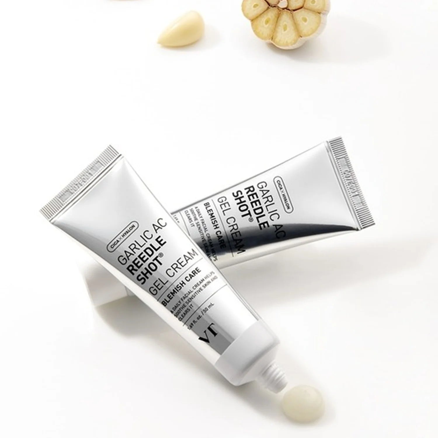Matējošs gēlkrēms VT Cosmetics Garlic AC Reedle Shot Gel Cream