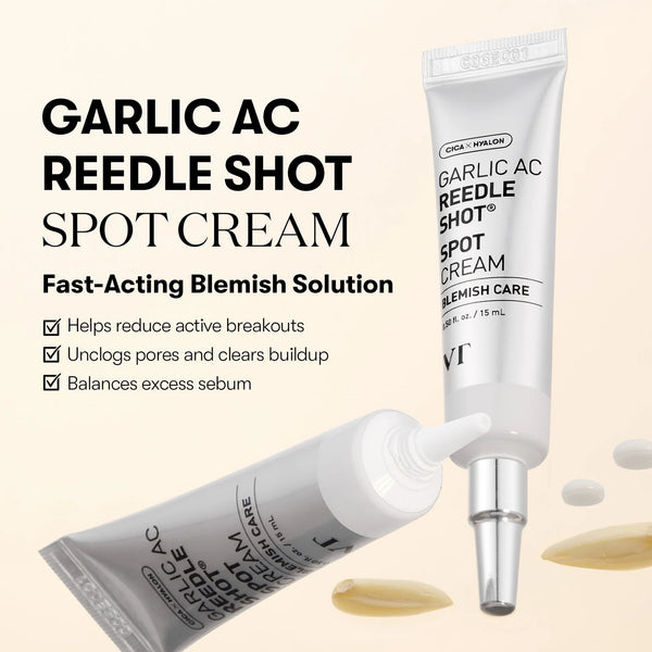 Lokālais krēms pret iekaisumiem VT Cosmetics Garlic AC Reedle Shot Spot Cream