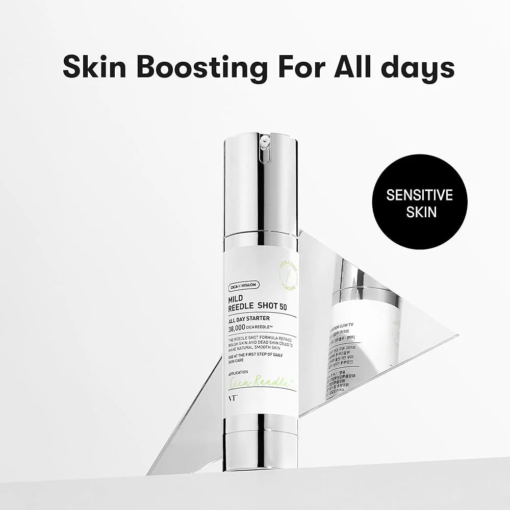 Serums-būsteris ar mikroadatām ikdienas lietošanai VT Cosmetics Mild Reedle Shot 50