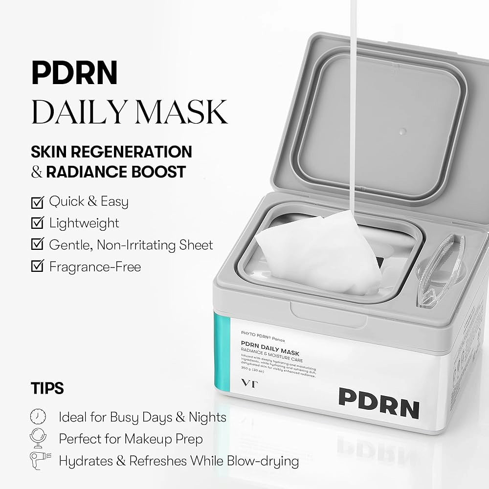 Auduma masku komplekts VT Cosmetics PDRN Daily Mask