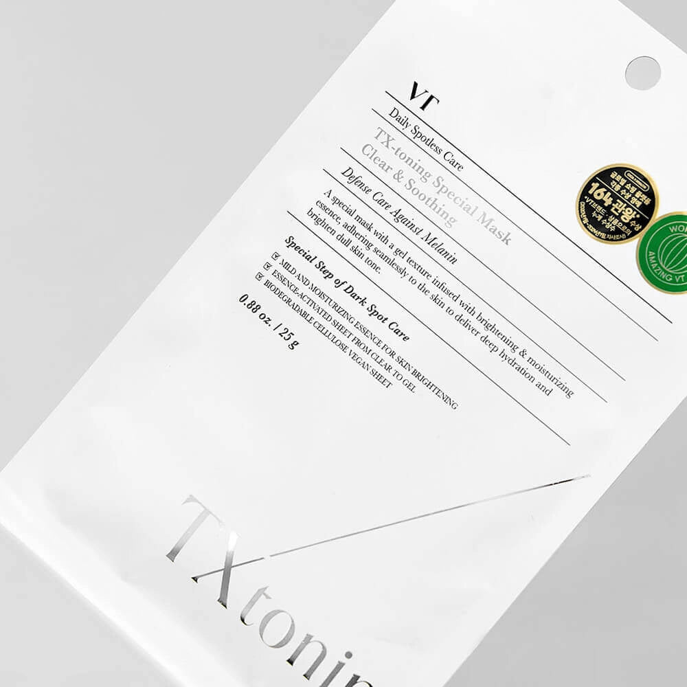 Осветляющая тканевая маска VT Cosmetics TX-Toning Special Mask