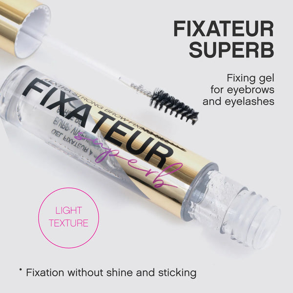 Īpaši stiprs uzacu fiksācijas gels Vivienne Sabo Fixateur Superb Extra Strong Eyebrow Gel