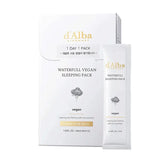Gelveida nakts maska d'Alba Waterfull Vegan Sleeping Pack