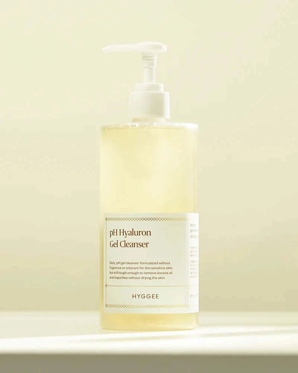 Mitrinošs gels sejas mazgāšanai ar keramīdiem Hyggee pH Hyaluron Gel Cleanser