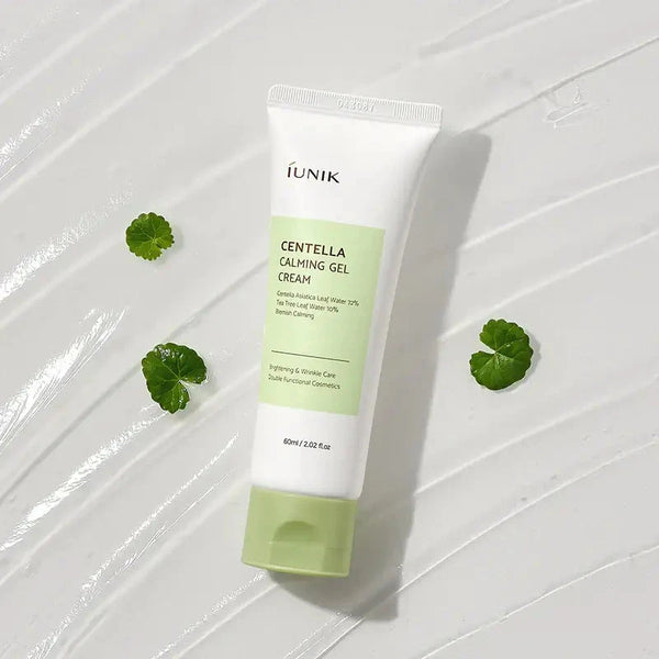 Nomierinošs gelveda krēms ar Āzijas centellu iUnik Centella Calming Gel Cream