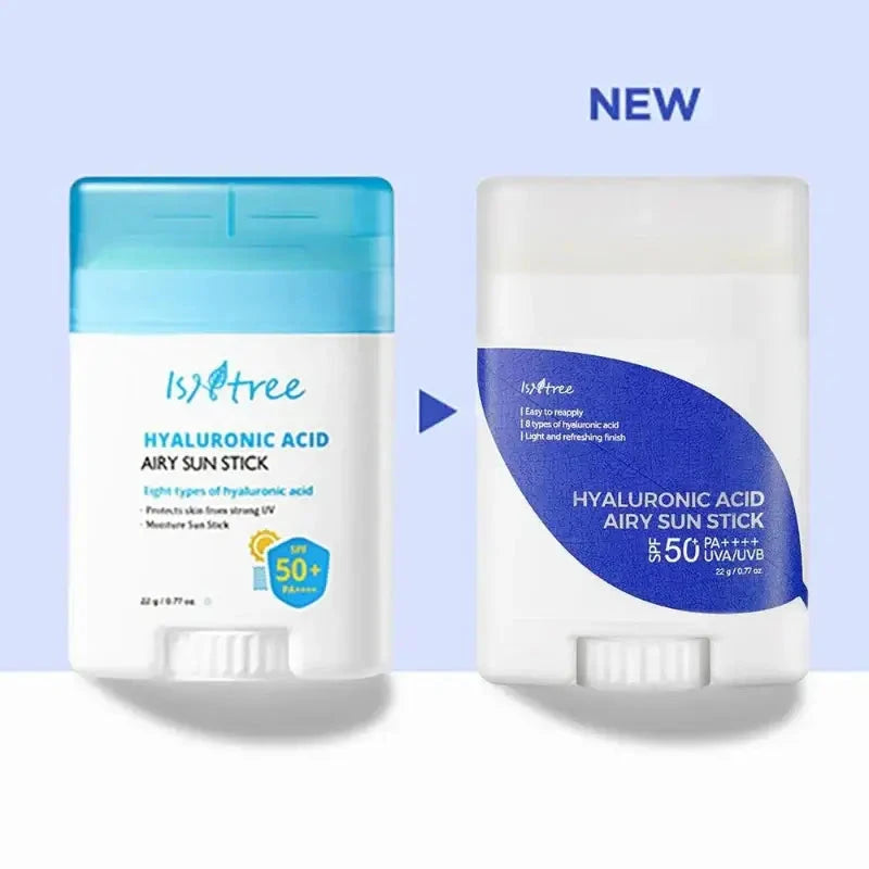 Viegls saules aizsargzīmulis ar hialuronskābekli ISNTREE hyaluronic Acid Airy Sun Stick