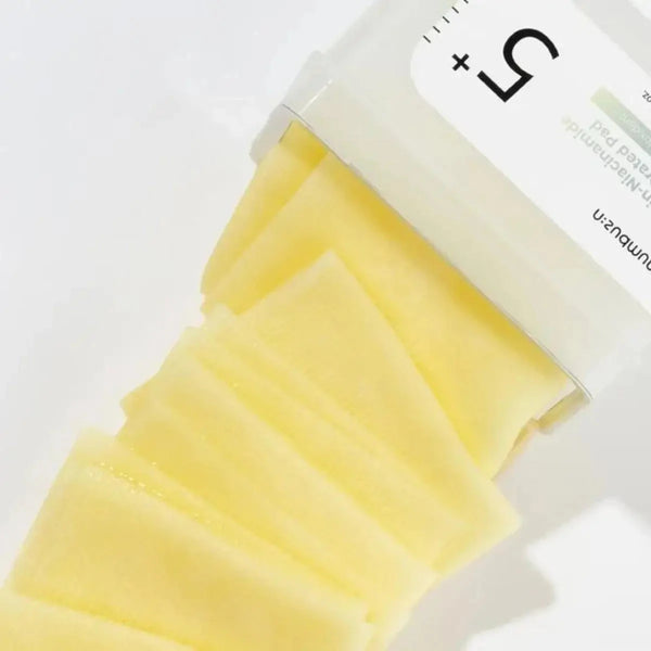 Balinoši vitamīniem bagāti spilventiņi ar niacinamīdu Numbuzin No.5 Vitamin-Niacinamide Concentrated Pad