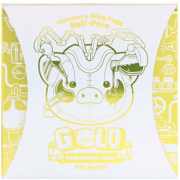Hidrogēla patči ar hialuronskābi Elizavecca Milky Piggy Hell Pore Gold Hyaluronic Acid Eye Patch