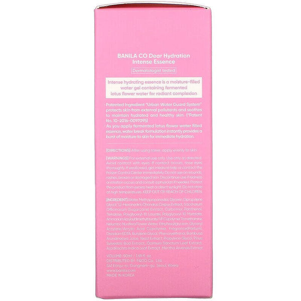 Mitrinoša intensīvas iedarbības esence Banila Co. Dear Hydration Intense Essence