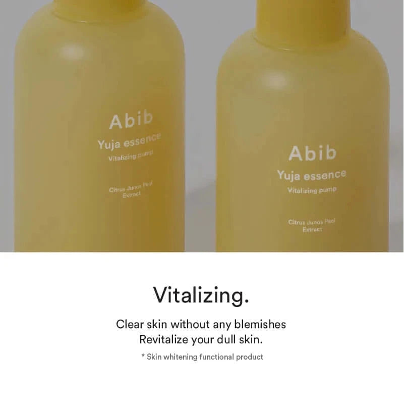 Balinoša esence ar juzu ekstraktu Abib Yuja Essence Vitalizing Pump