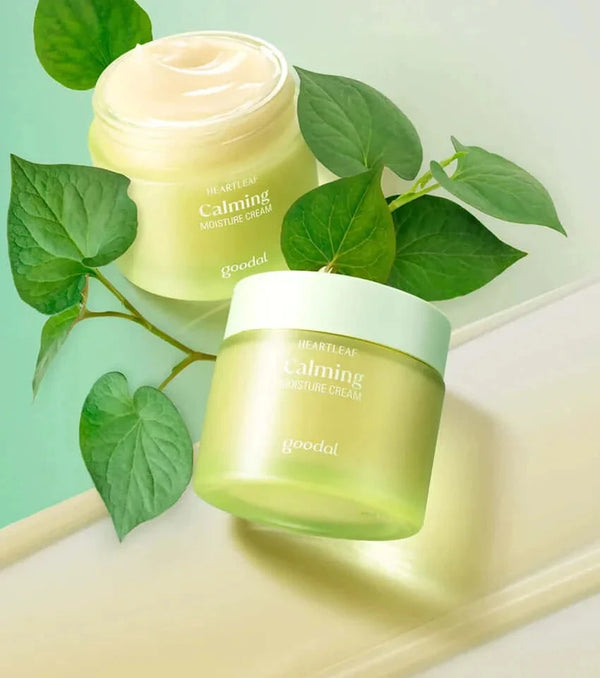 Nomierinošs un mitrinošs krēms GOODAL Heartleaf Calming Moisture Cream