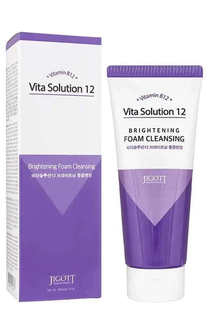 Attīrošas izgaismojošas putas sejai Jigott Vita Solution 12 Brightening ...