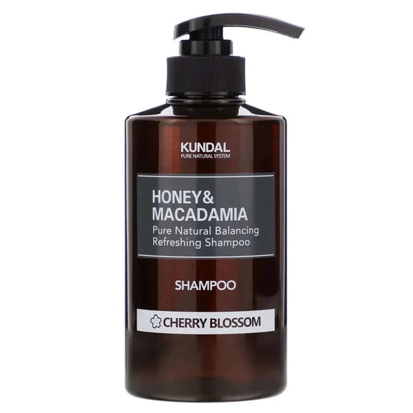 Matu šampūns ar maigu ķiršu ziedu aromātu KUNDAL Honey & Macadamia Shampoo Cherry Blossom