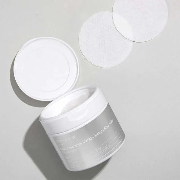 Attīrošas plāksnītes sejai Mary&May Gluconolactone (PHA) Betula Alba Juice Cleansing Pad