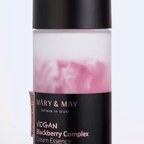 Krēmveida esence ar kazeņu ekstraktu Mary&May Vegan Blackberry Complex Cream Essence