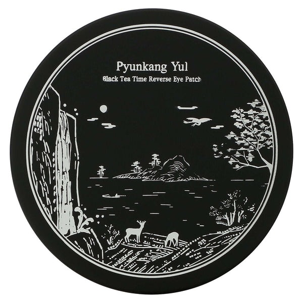Anti-novecošanās patči ar melno tēju Pyunkang Yul Black Tea Time Reverse Eye Patch