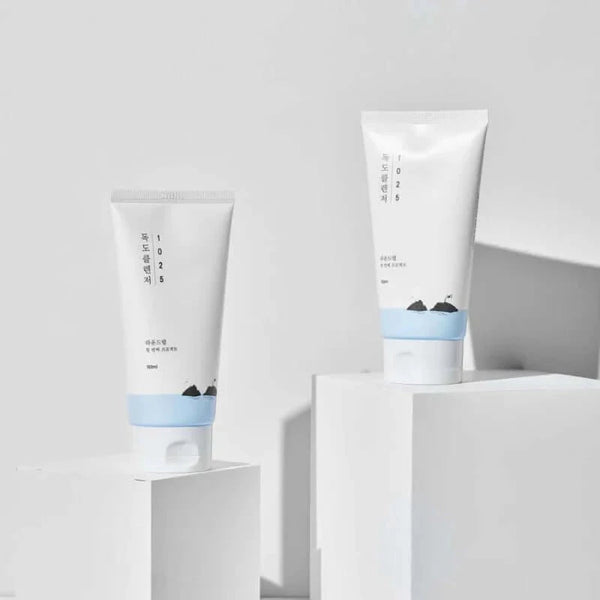 Maigas putiņas sejas mazgāšanai ar jūras ūdeni Round Lab1025 Dokdo Cleanser