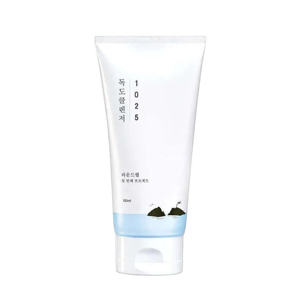 Maigas putiņas sejas mazgāšanai ar jūras ūdeni Round Lab1025 Dokdo Cleanser