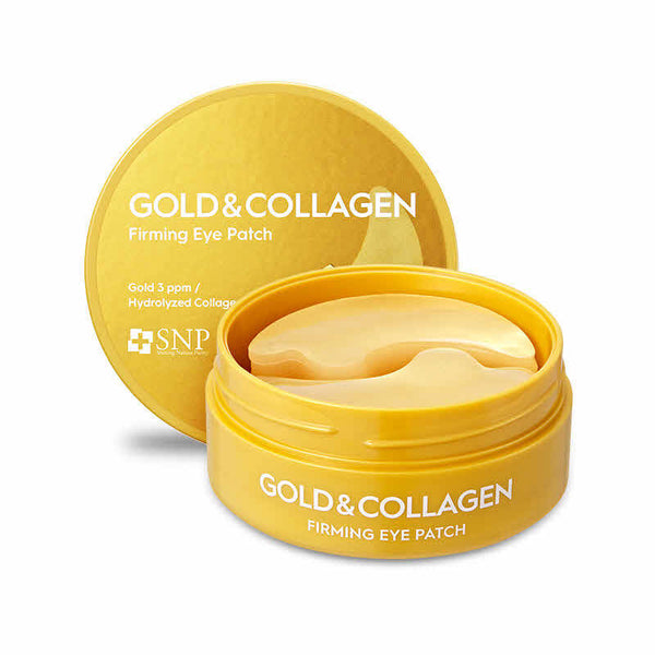 Daudzfunkcionāli hidrogela plāksteri ar zeltu un kolagēnu SNP Gold Collagen Eye Patch