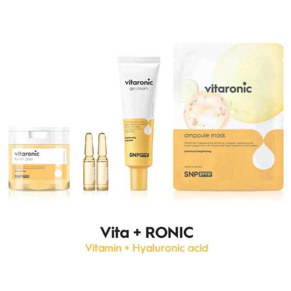 Vitamīniem bagāts toniks-plāksnītes sejai SNP Prep Vitaronic Toner Pad