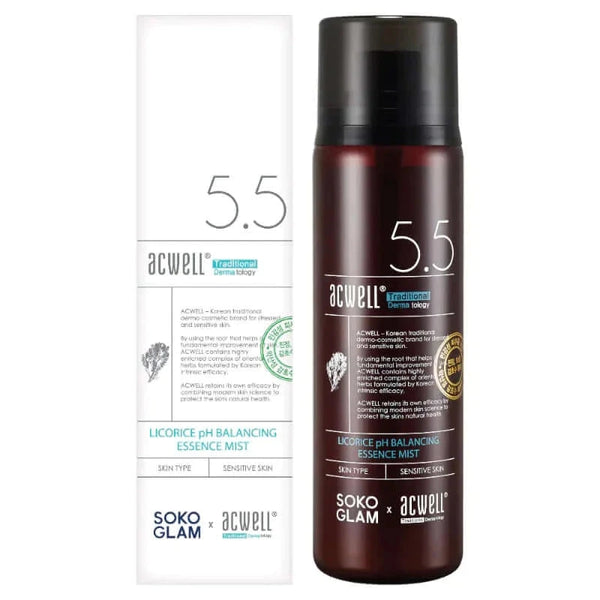 Mists priekš sejas Acwell Licorice pH Balancing Essence Mist