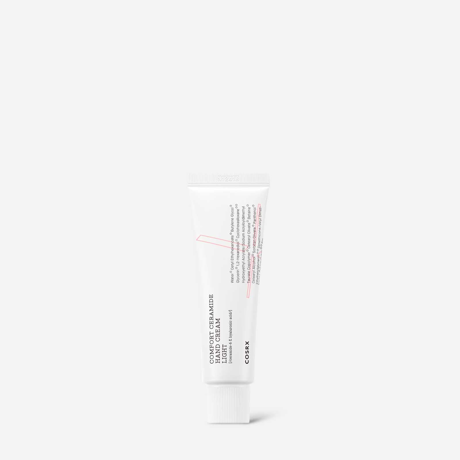 Viegls roku krēms ar keramīdiem Cosrx Balancium Comfort Ceramide Hand Cream Light