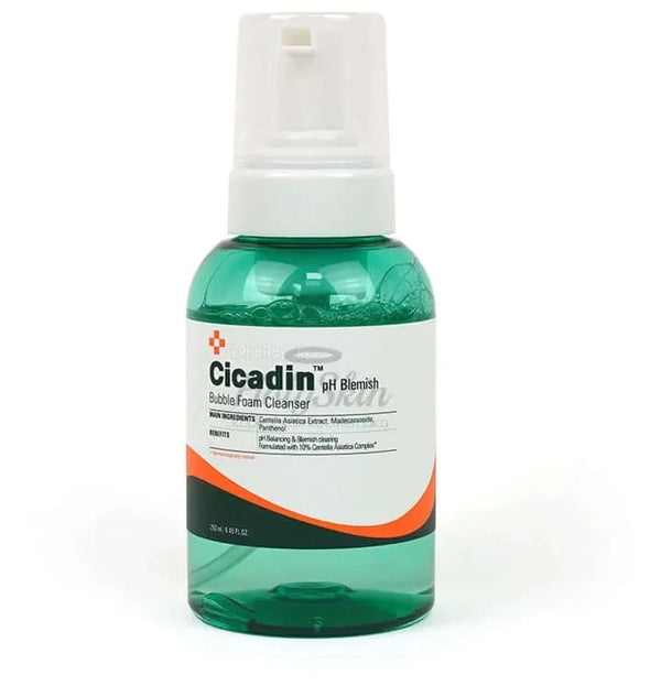 Putiņas sejas mazgāšanai ar Āzijas centellu Missha Cicadin pH Blemish Bubble Foam Cleanser