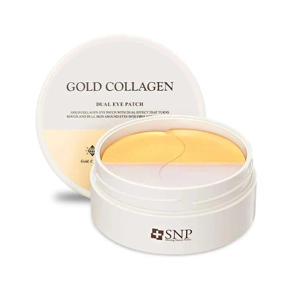 Daudzfunkcionāli hidrogela plāksteri SNP Gold Collagen Dual Eye Patch