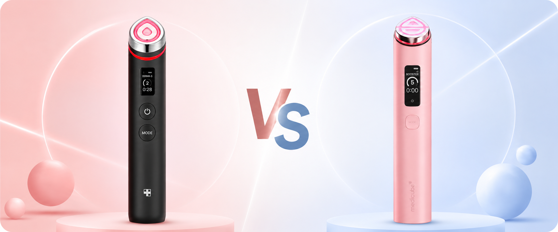 Medicube Booster Pro vai Booster Pro X2? Galvenās atšķirības