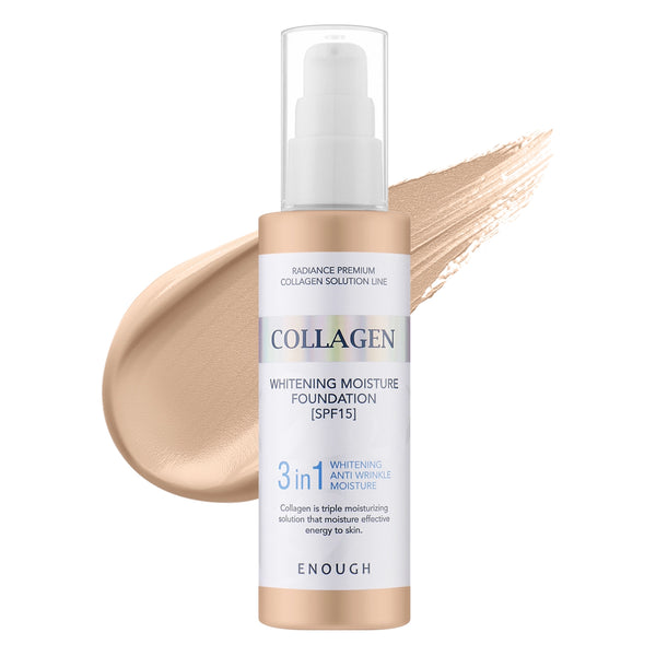 Tonālais krēms ar kolagēnu Enough Collagen Whitening Moisture Foundation SPF15