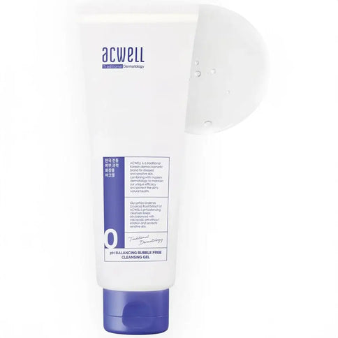 Maigs gēls mazgāšanai un dekoratīvās kosmētikas noņemšanai ACWELL pH Balancing Bubble Free Cleansing Gel  Acwell   