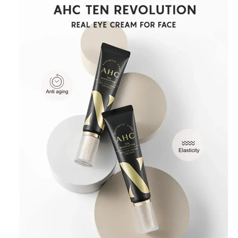 Pretnovecošanas krēms priekš acu plakstiņiem ar liftinga efektu AHC Ten Revolution Real Eye Cream For Face  AHC   